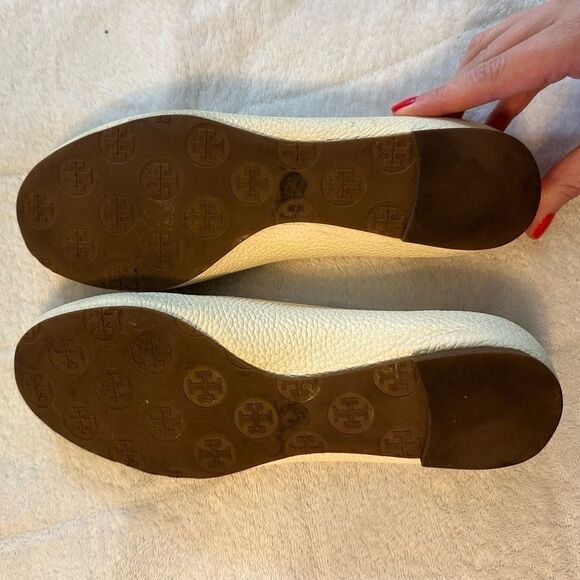 Tory Burch Cream Flats - Picture 2 of 9